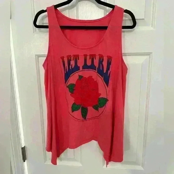 ⭐️ TORRID The Beatles tank handkerchief hem Let it Be size 0 - Picture 2 of 3